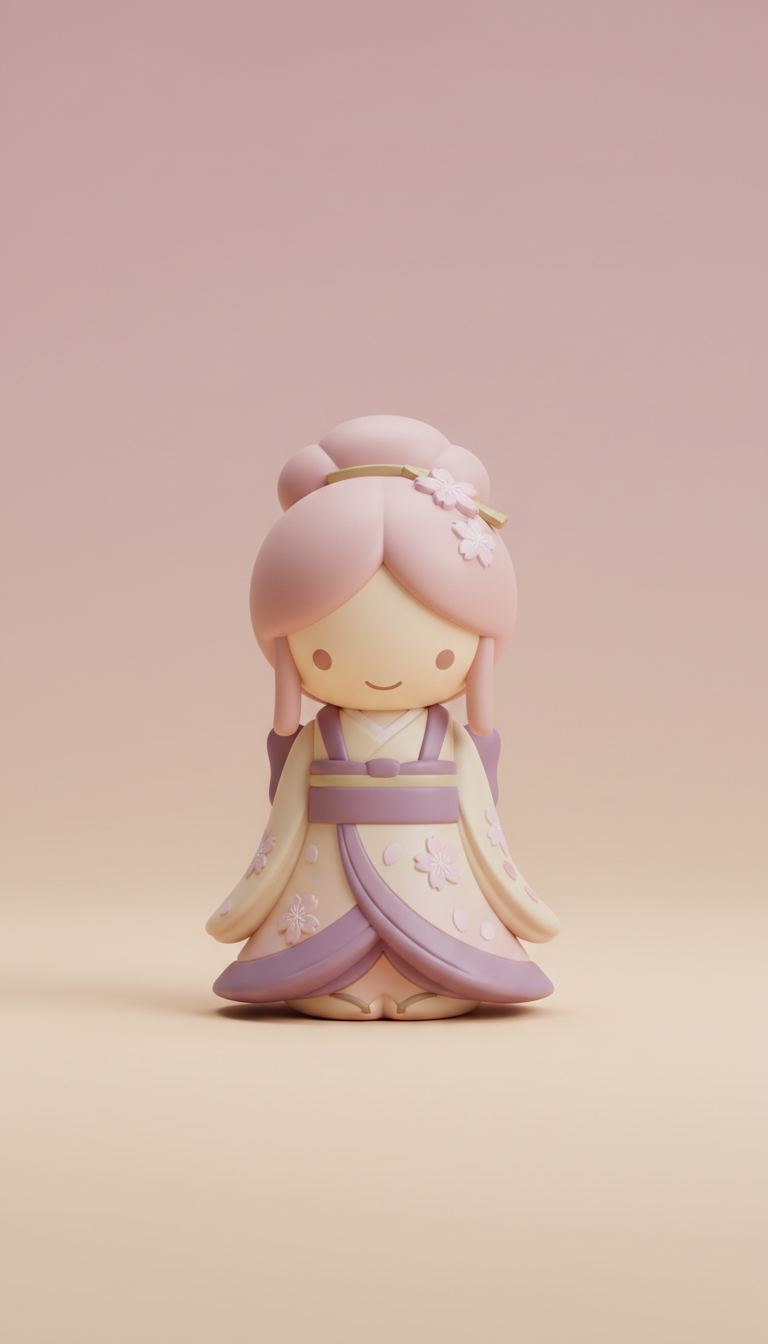 Figura de vinil Momiji Sakura Blossom